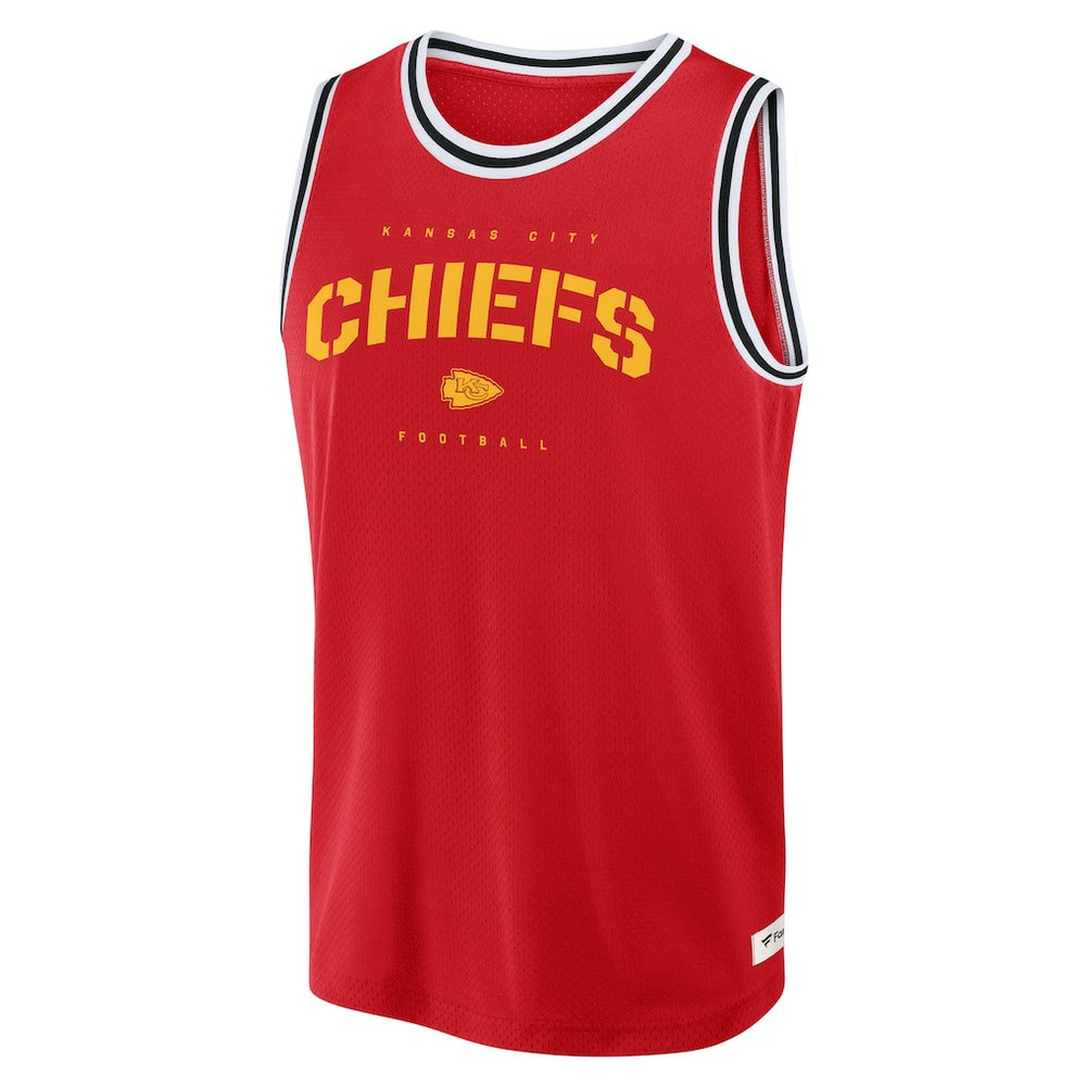 Kansas City Chiefs Elements Future Ground Jersey Tank Top - Red - Fanatics