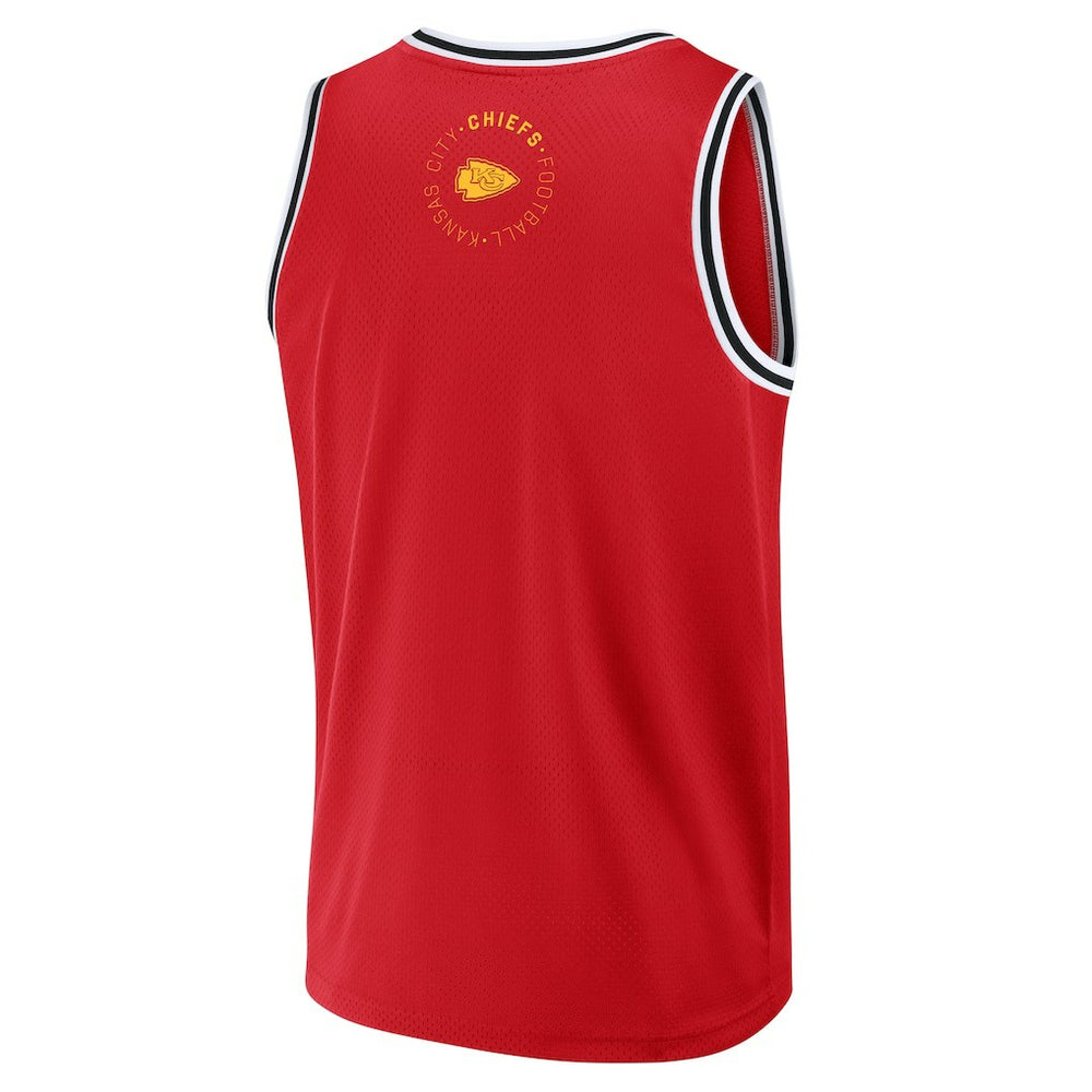 Kansas City Chiefs Elements Future Ground Jersey Tank Top - Red - Fanatics