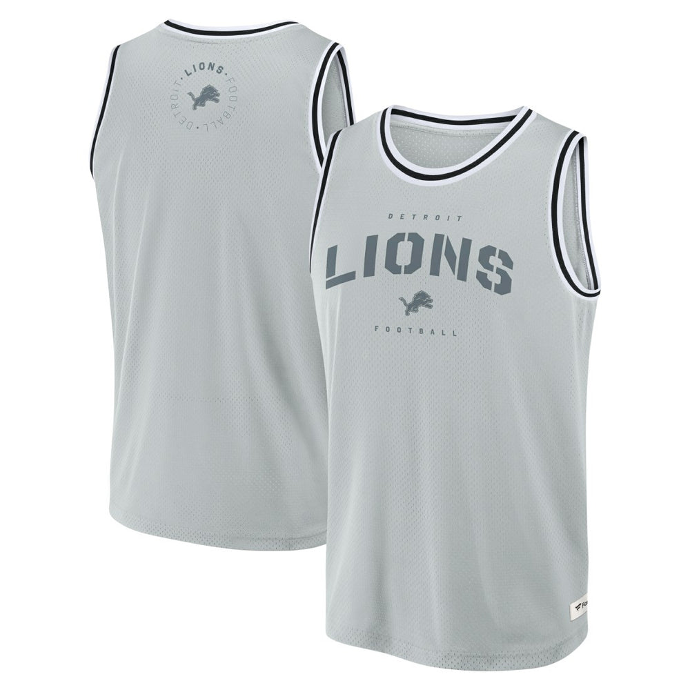 Detroit Lions Elements Future Ground Jersey Tank Top - Silver - Fanatics