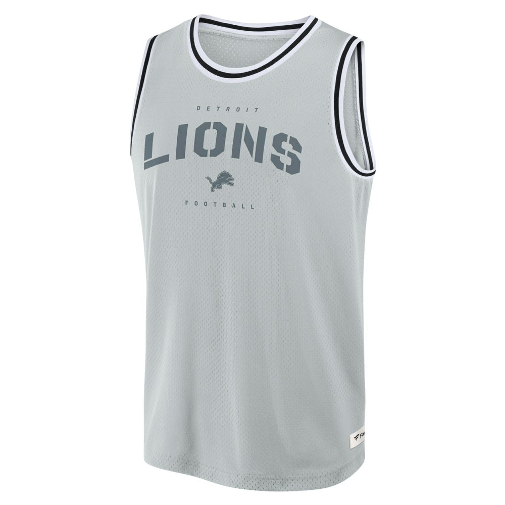 Detroit Lions Elements Future Ground Jersey Tank Top - Silver - Fanatics