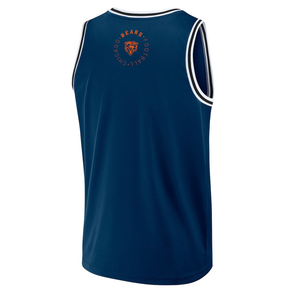 Chicago Bears Elements Future Ground Jersey Tank Top - Navy - Fanatics