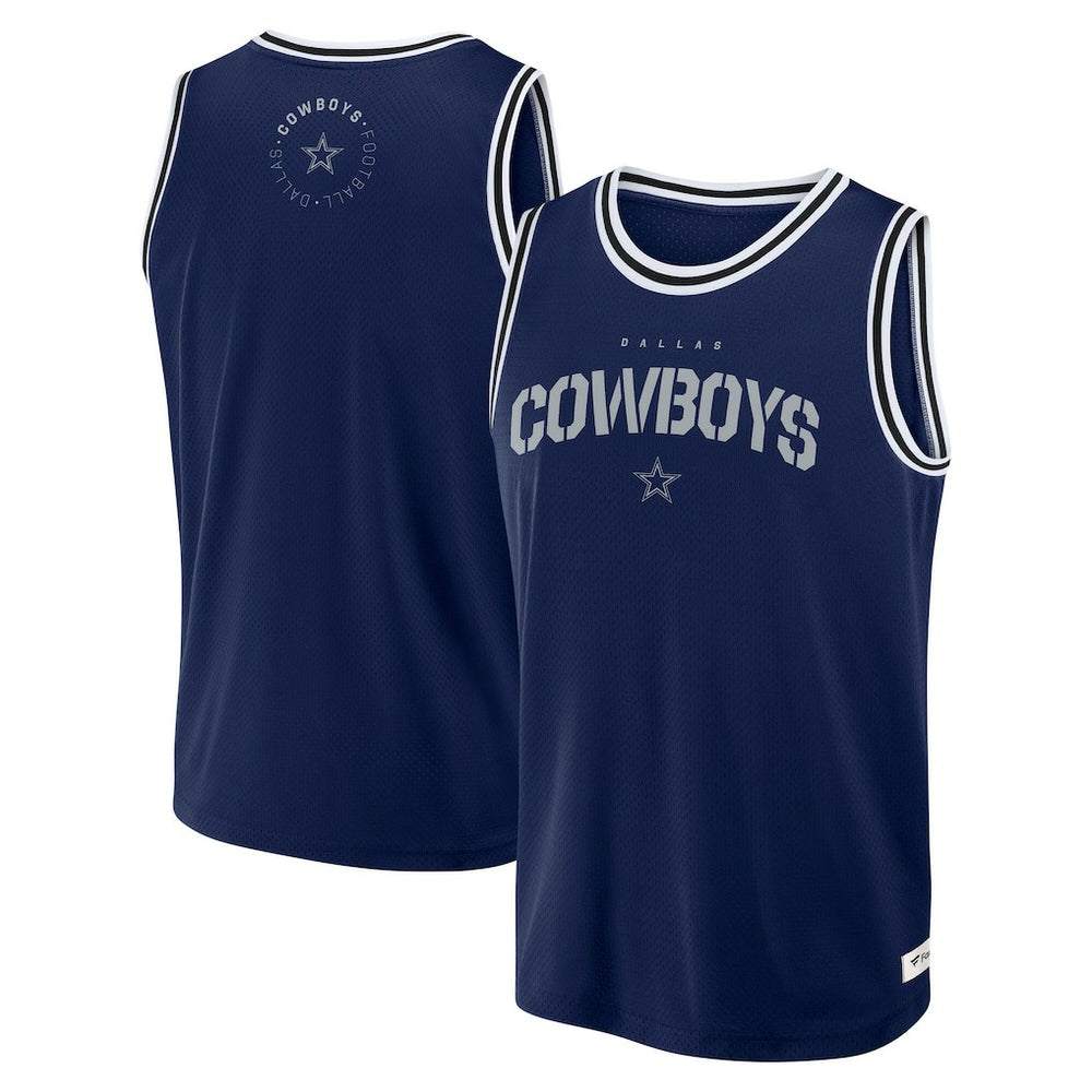 Dallas Cowboys Elements Future Ground Jersey Tank Top - Navy - Fanatics