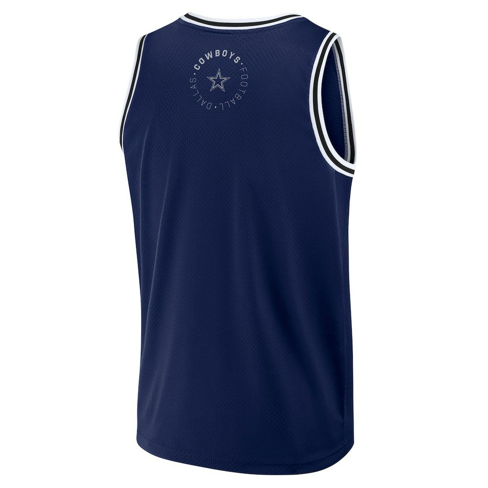 Dallas Cowboys Elements Future Ground Jersey Tank Top - Navy - Fanatics