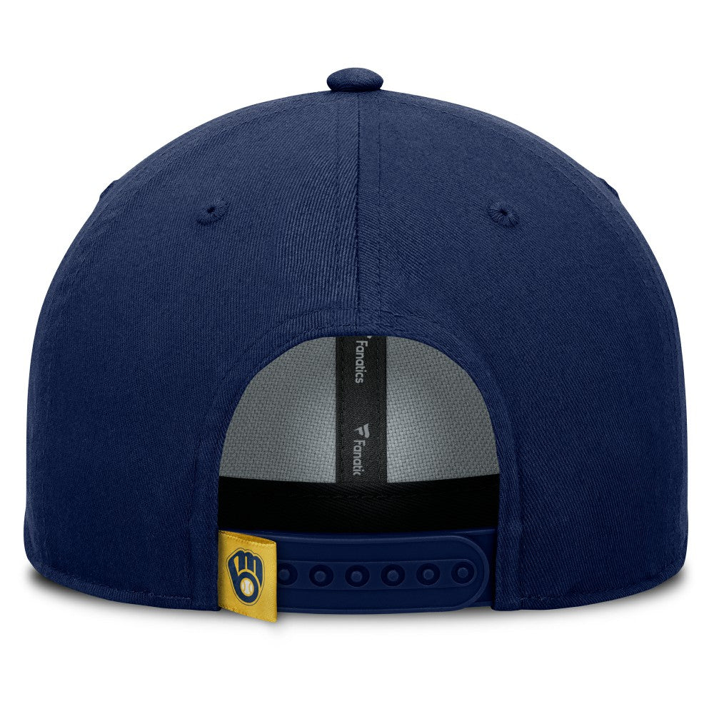 Milwaukee Brewers Fanatics Clubhouse Foul Ball A-Frame Adjustable Hat Outlet