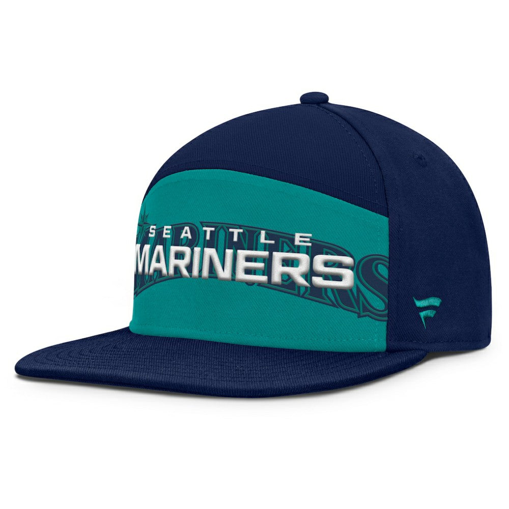 Seattle Mariners Fanatics Clubhouse Splitter Snapback Hat Sale