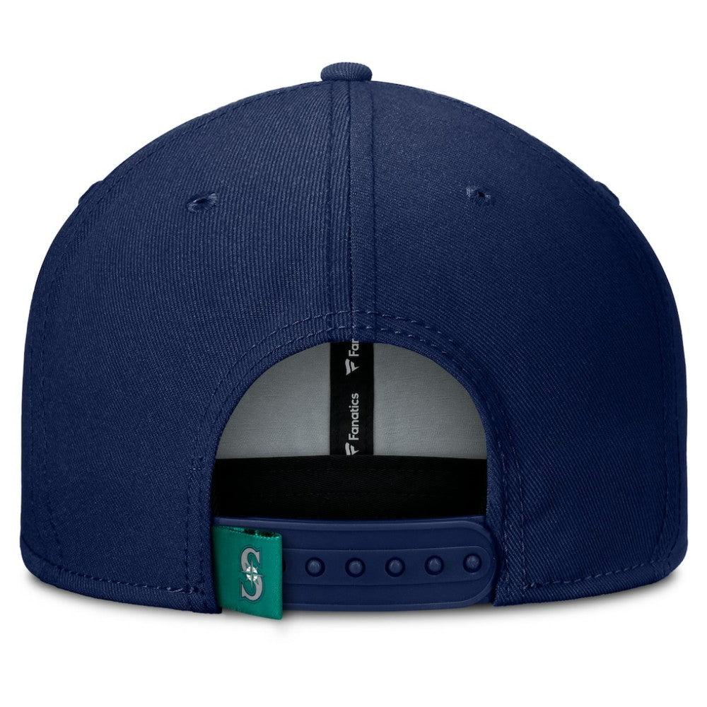 Seattle Mariners Fanatics Clubhouse Splitter Snapback Hat Sale