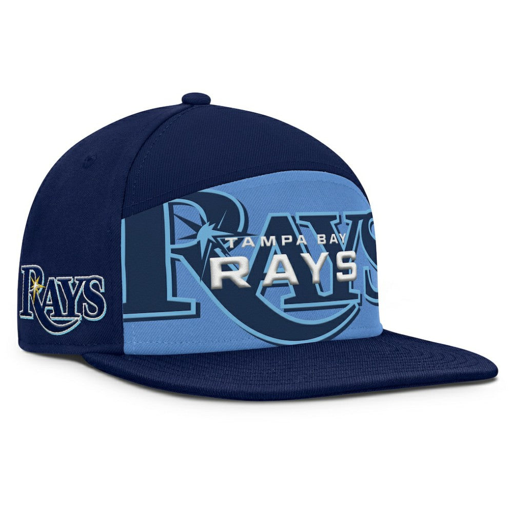 Tampa Bay Rays Fanatics Clubhouse Splitter Snapback Hat Outlet