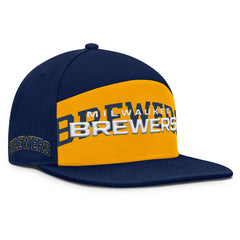 Milwaukee Brewers Fanatics Clubhouse Splitter Snapback Hat Sale