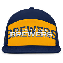 Milwaukee Brewers Fanatics Clubhouse Splitter Snapback Hat Sale