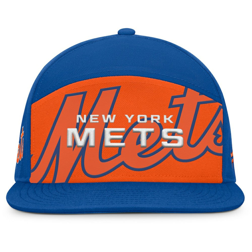 New York Mets Fanatics Clubhouse Splitter Snapback Hat Sale