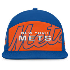 New York Mets Fanatics Clubhouse Splitter Snapback Hat Sale