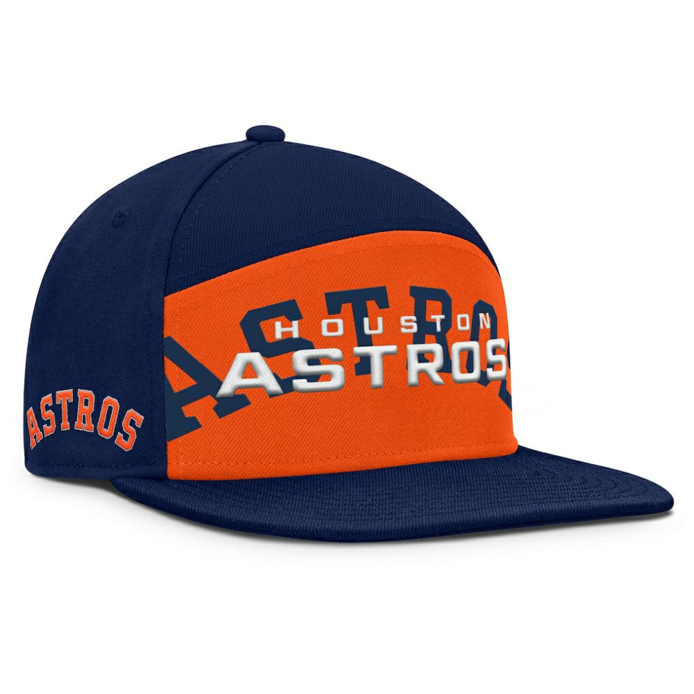 Houston Astros Fanatics Clubhouse Splitter Snapback Hat Discount