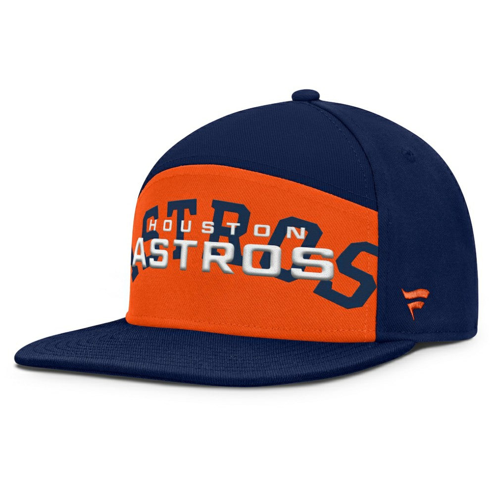 Houston Astros Fanatics Clubhouse Splitter Snapback Hat Discount