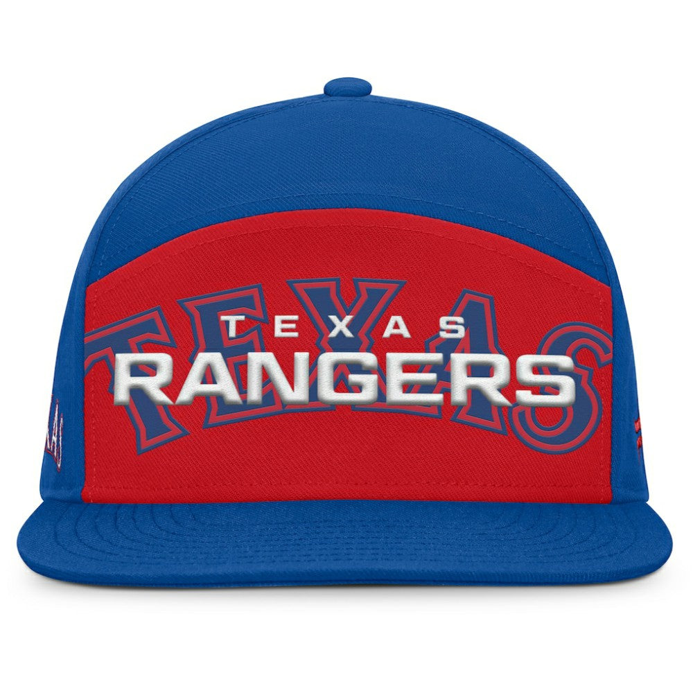 Texas Rangers Fanatics Clubhouse Splitter Snapback Hat Sale