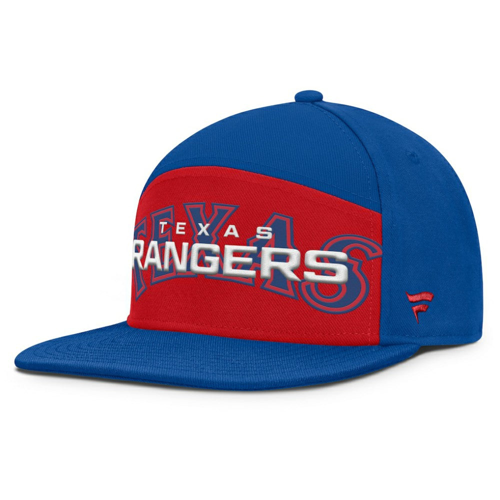 Texas Rangers Fanatics Clubhouse Splitter Snapback Hat Sale
