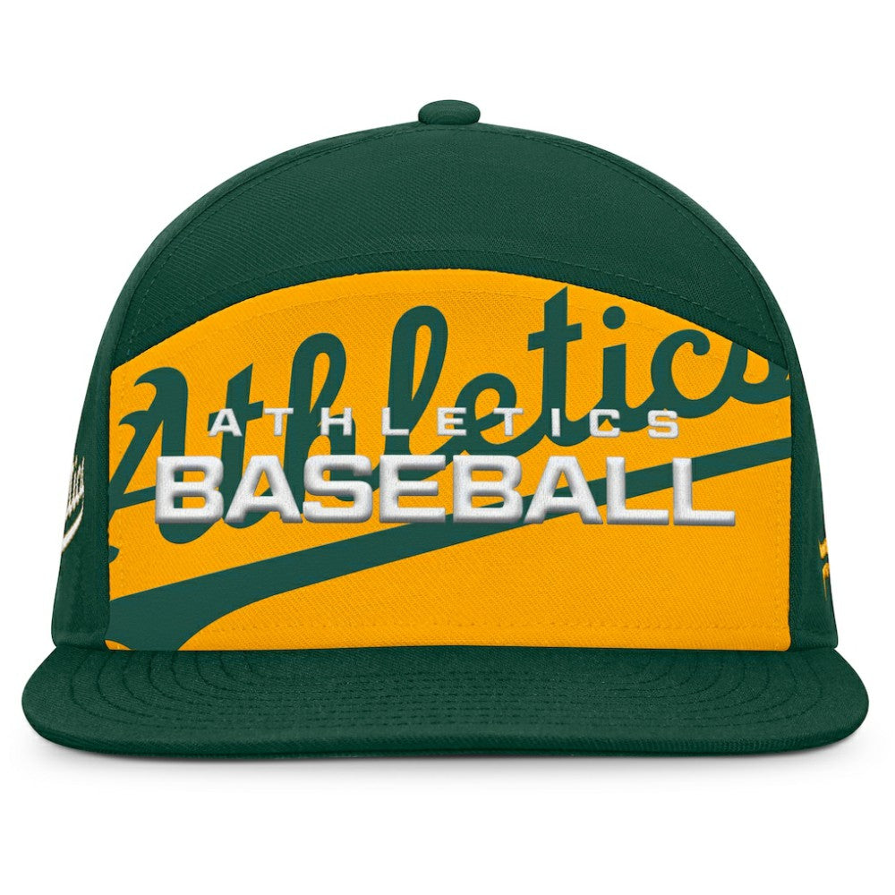 Athletics Fanatics Clubhouse Splitter Snapback Hat Discount