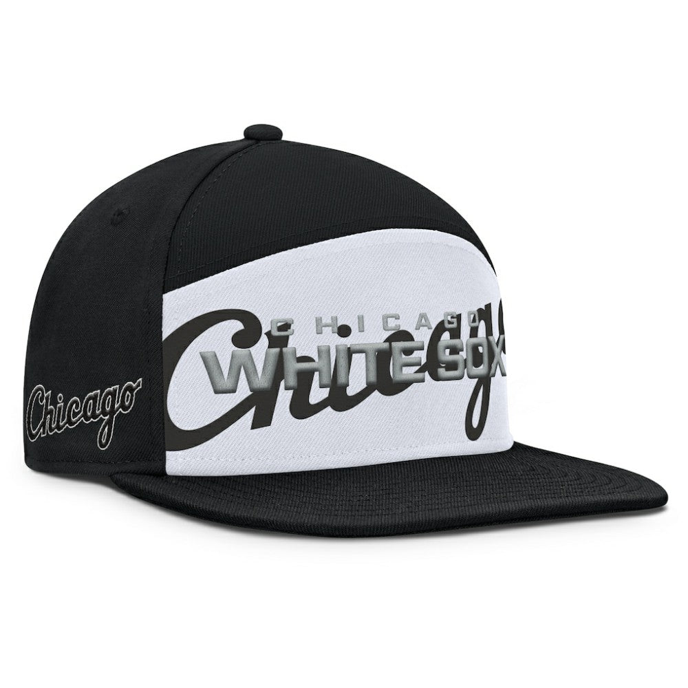 Chicago White Sox Fanatics Clubhouse Splitter Snapback Hat Outlet