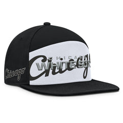 Chicago White Sox Fanatics Clubhouse Splitter Snapback Hat Outlet