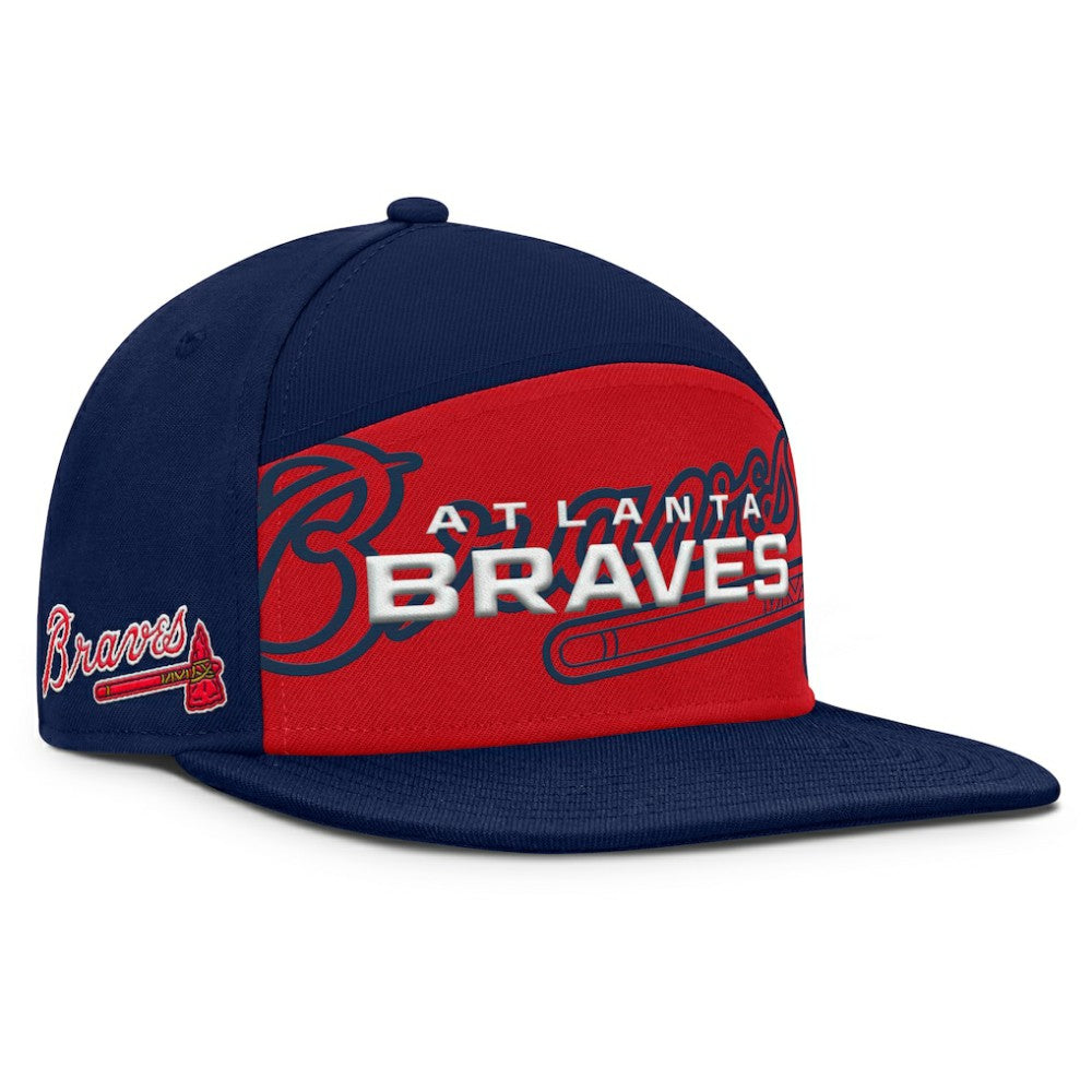 Atlanta Braves Fanatics Clubhouse Splitter Snapback Hat Online