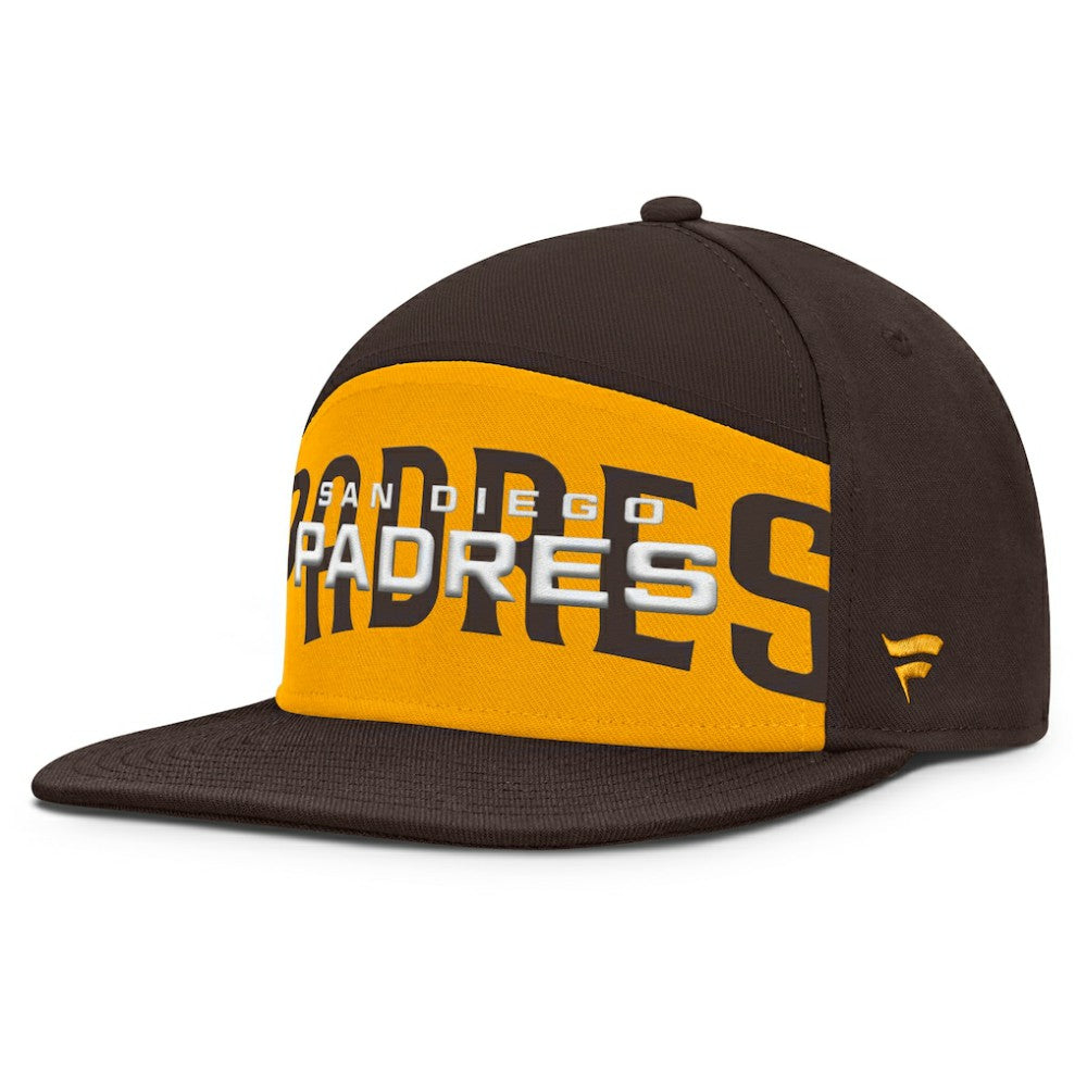 San Diego Padres Fanatics Clubhouse Splitter Snapback Hat Discount