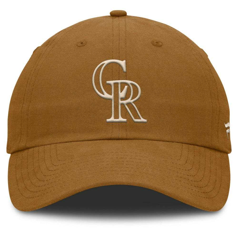 Colorado Rockies Fanatics Act Natural Chopper Adjustable Hat Outlet