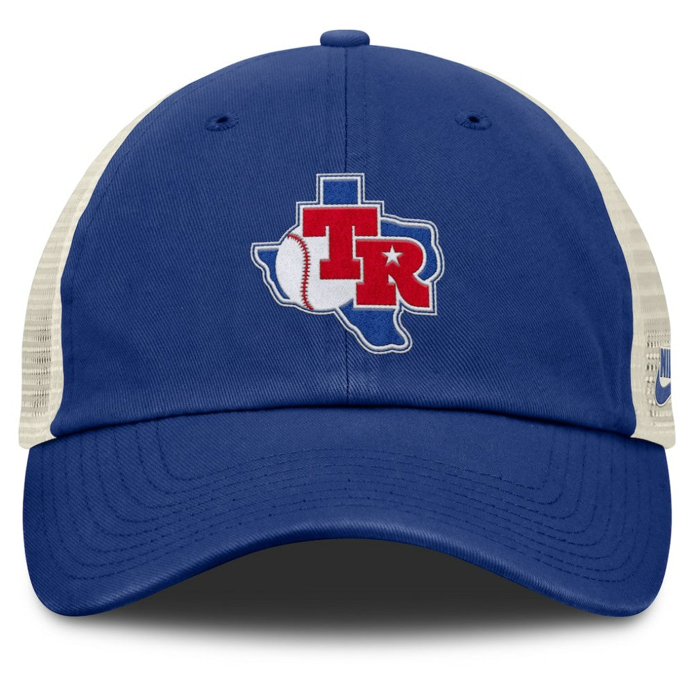 Texas Rangers Nike Cooperstown Collection Club Trucker Adjustable Hat Outlet