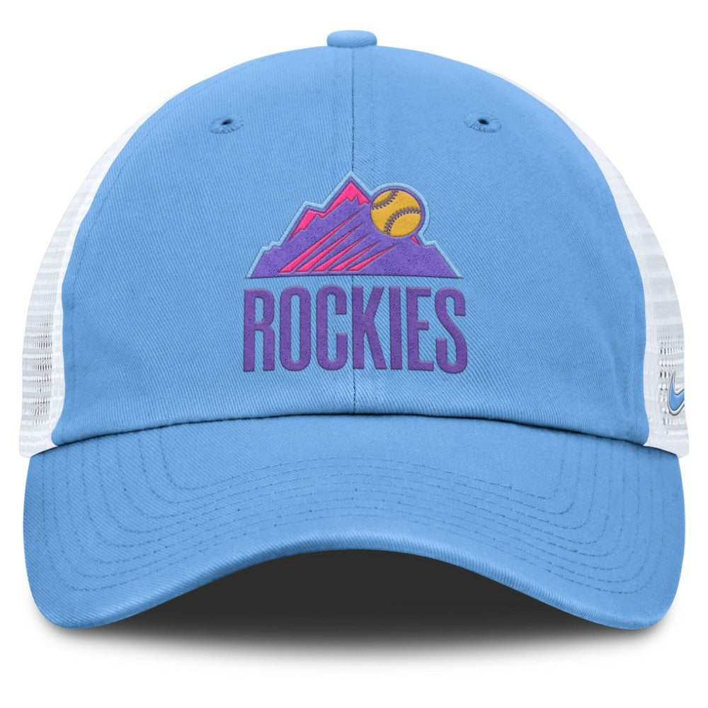 Colorado Rockies Nike Unisex 2025 City Connect Club Adjustable Trucker Hat for sale