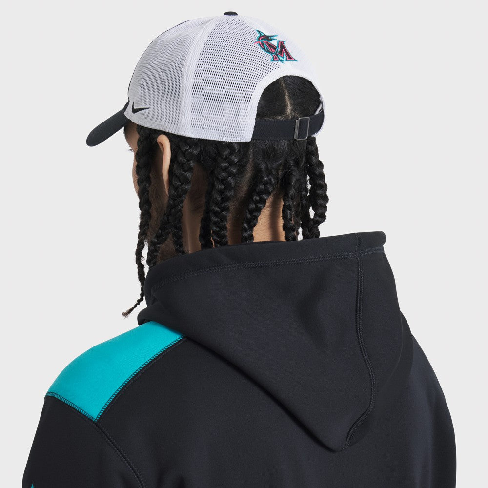 Miami Marlins Nike Unisex 2025 City Connect Trucker Adjustable Hat for sale