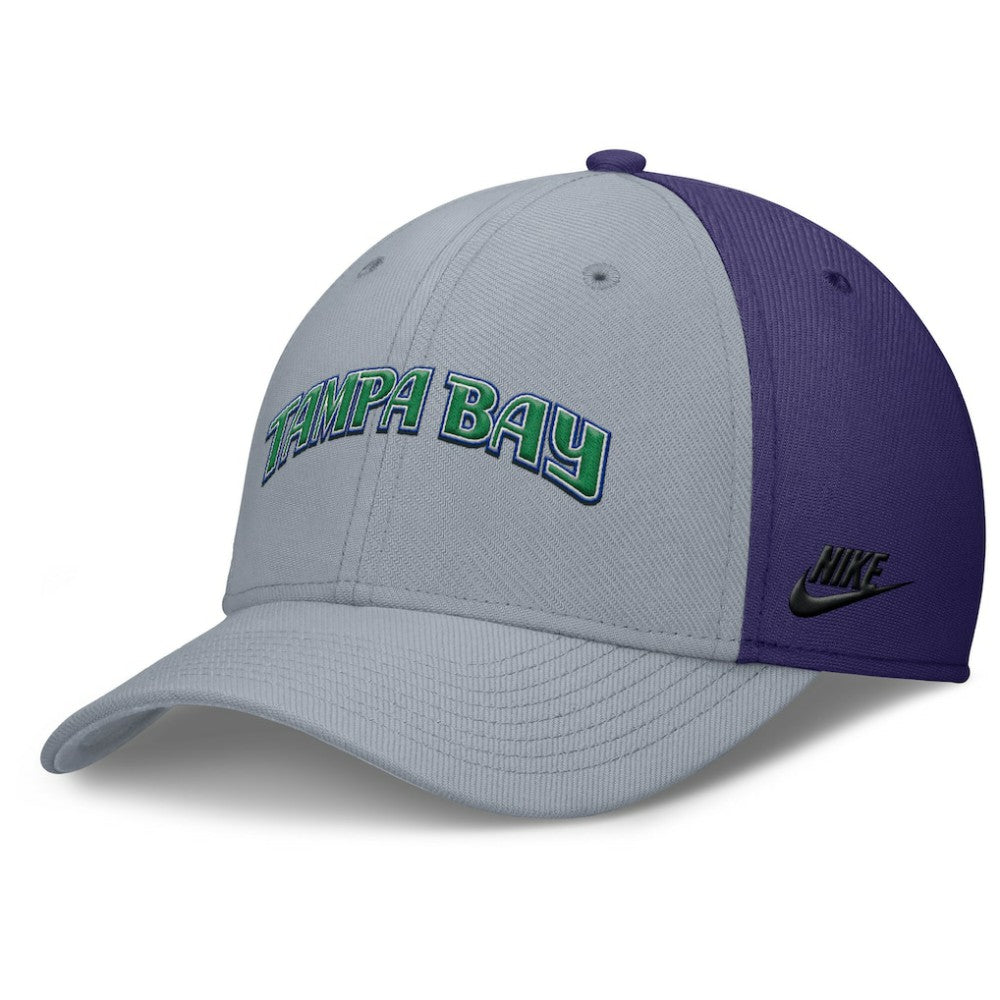 Tampa Bay Rays Nike Rise Swoosh Performance Flex Hat Outlet