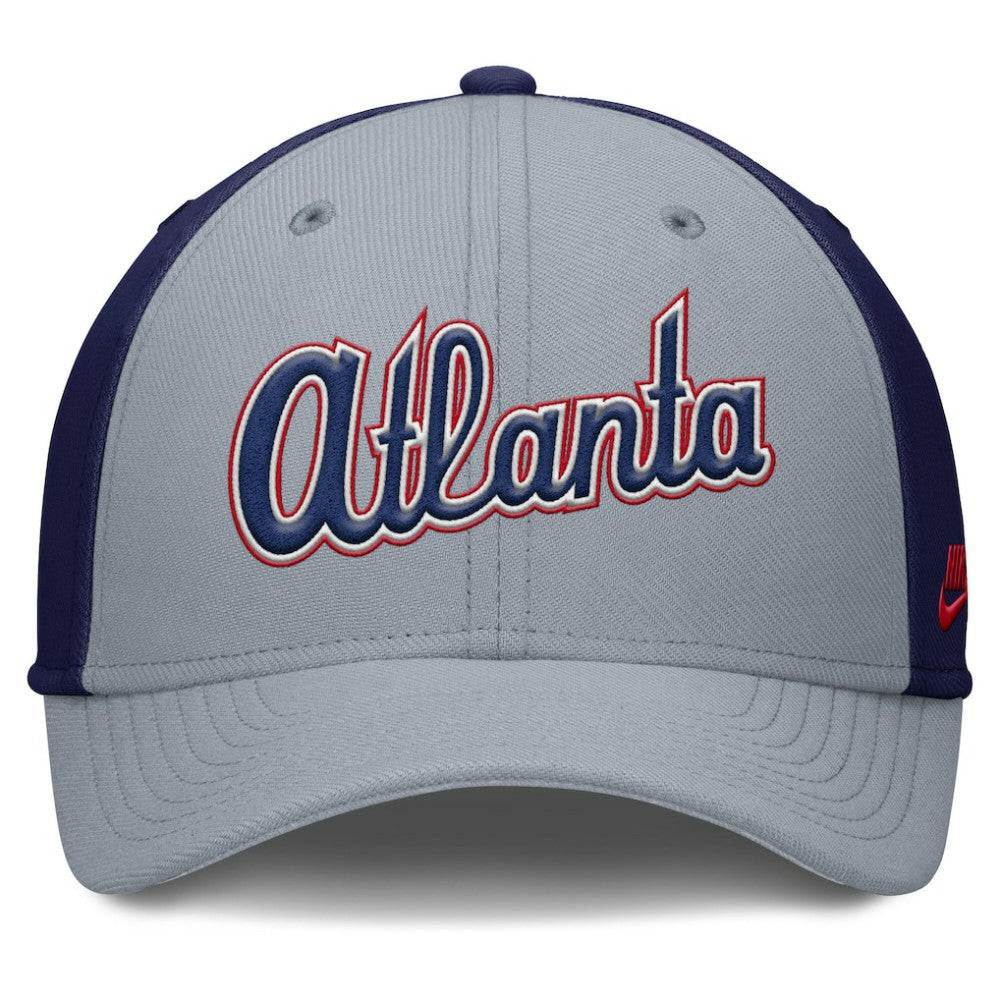 Atlanta Braves Nike Rise Swoosh Performance Flex Hat Sale