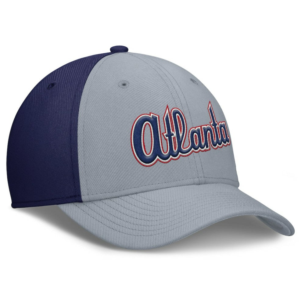 Atlanta Braves Nike Rise Swoosh Performance Flex Hat Sale