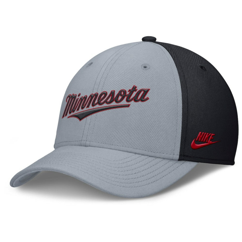 Minnesota Twins Nike Rise Swoosh Performance Flex Hat Near Me