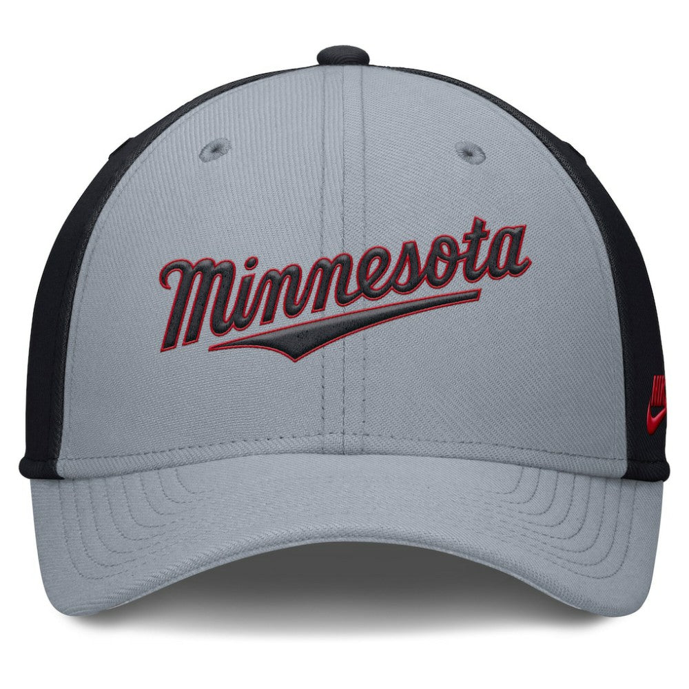 Minnesota Twins Nike Rise Swoosh Performance Flex Hat Near Me