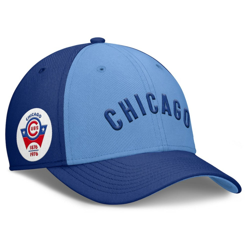 Chicago Cubs Nike Rise Swoosh Performance Flex Hat Discount