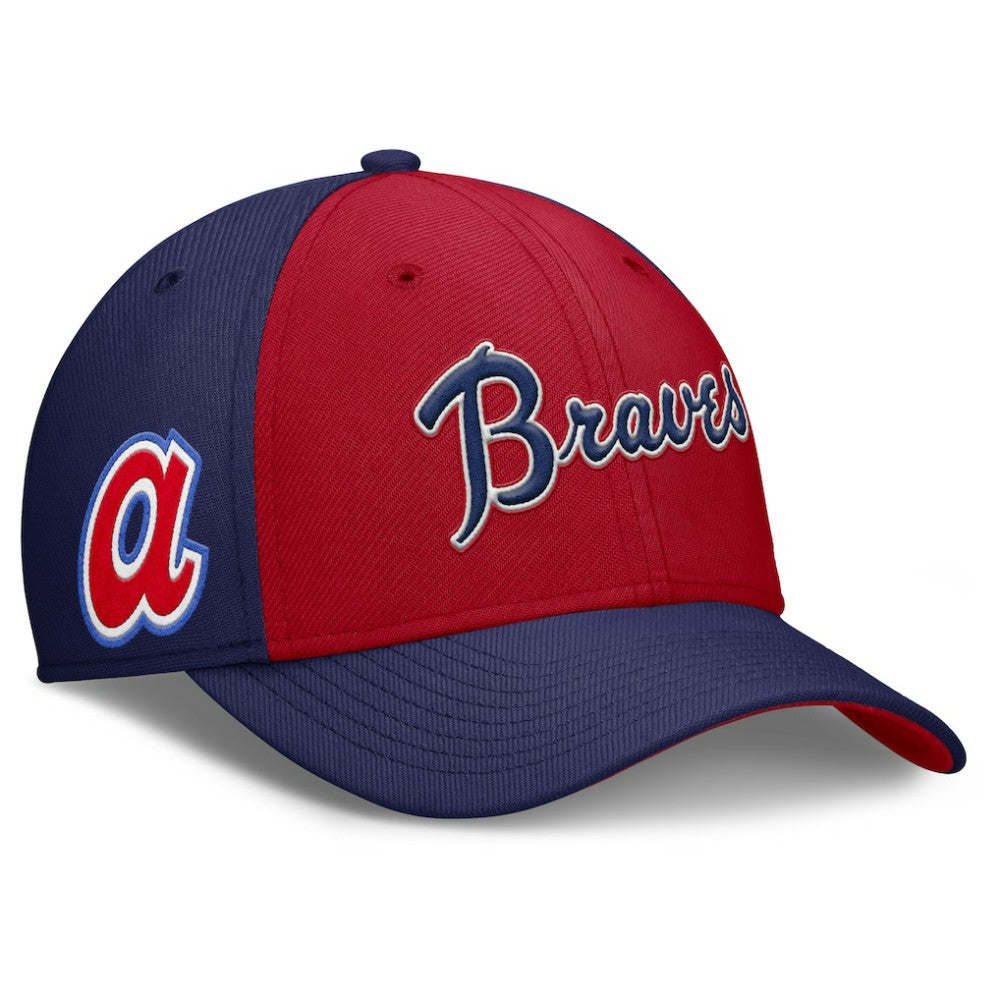 Atlanta Braves Nike Rise Swoosh Performance Flex Hat for sale