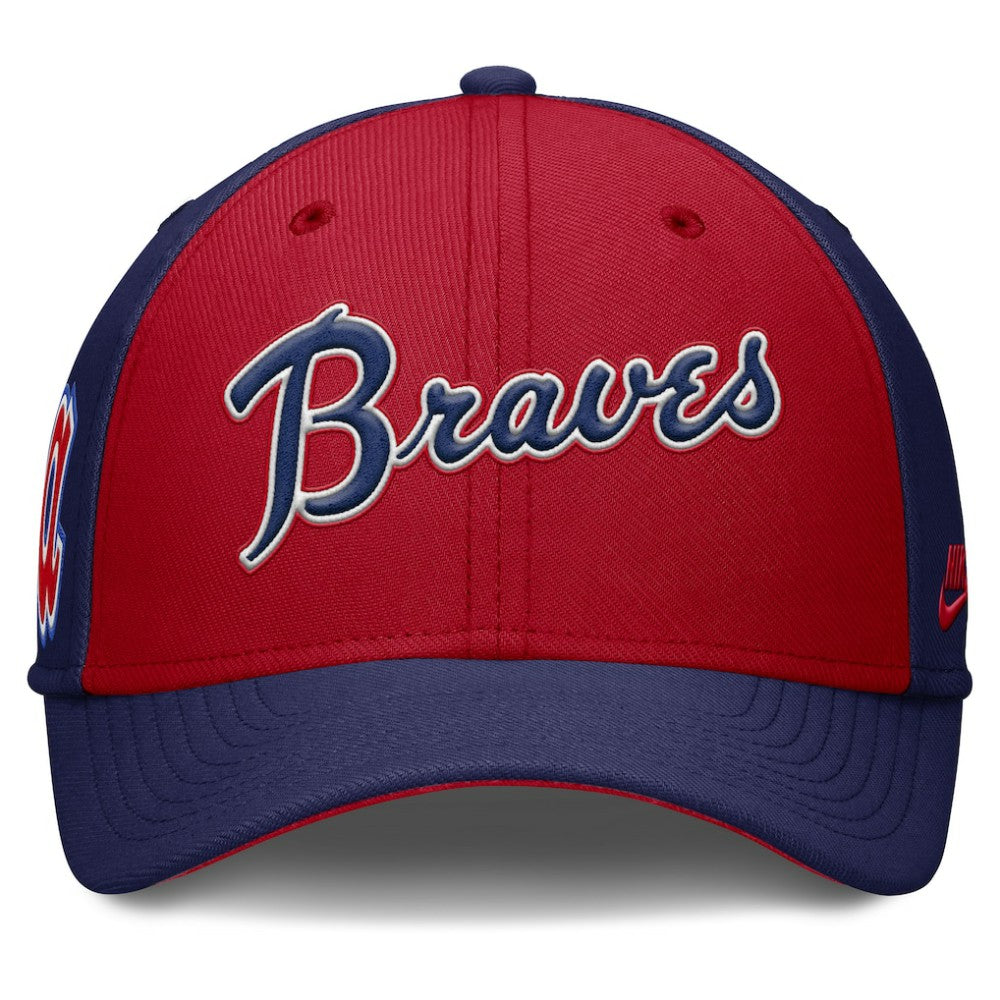 Atlanta Braves Nike Rise Swoosh Performance Flex Hat for sale