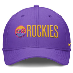 Colorado Rockies Nike 2025 City Connect Rise Swoosh Performance Flex Hat Online
