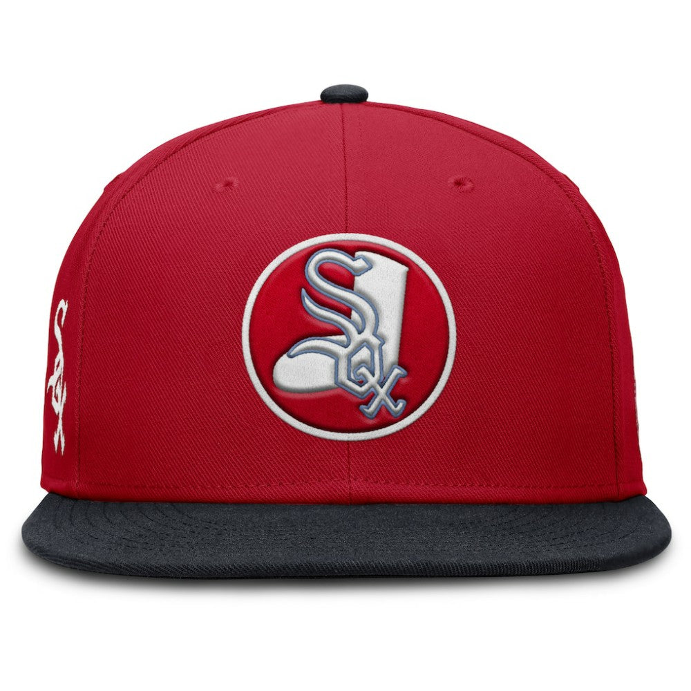 Chicago White Sox Nike Cooperstown Two-Tone Dri-FIT Round Bill True Fitted Hat Discount