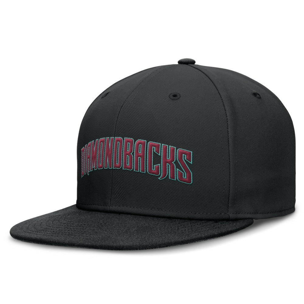 Arizona Diamondbacks Nike Wordmark Dri-FIT Round Bill True Fitted Hat for sale