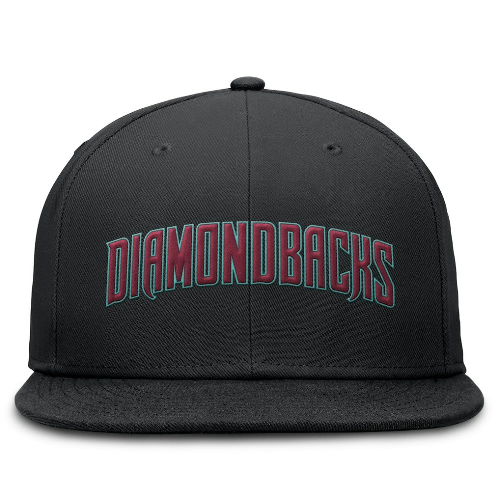 Arizona Diamondbacks Nike Wordmark Dri-FIT Round Bill True Fitted Hat for sale