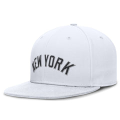 New York Yankees Nike Wordmark Dri-FIT Round Bill True Fitted Hat Sale