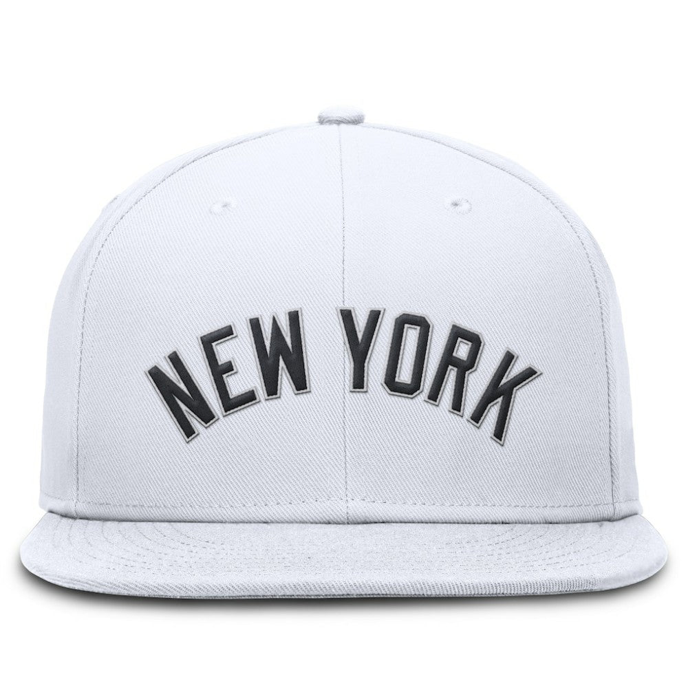 New York Yankees Nike Wordmark Dri-FIT Round Bill True Fitted Hat Sale