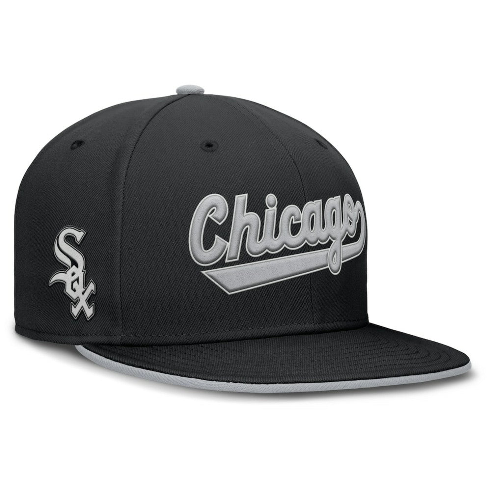 Chicago White Sox Nike Primetime Dri-FIT Round Bill True Fitted Hat Outlet
