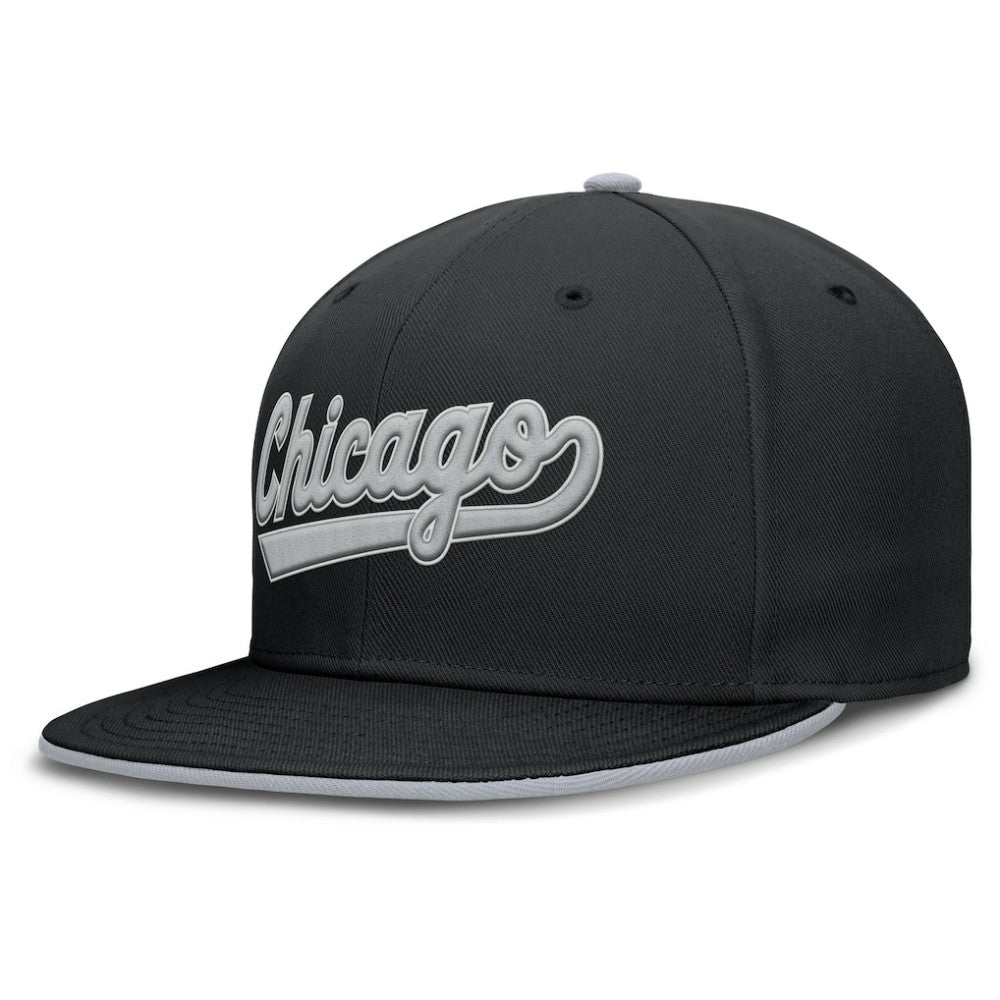 Chicago White Sox Nike Primetime Dri-FIT Round Bill True Fitted Hat Outlet