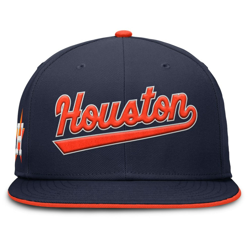 Houston Astros Nike Primetime Dri-FIT Round Bill True Fitted Hat Discount