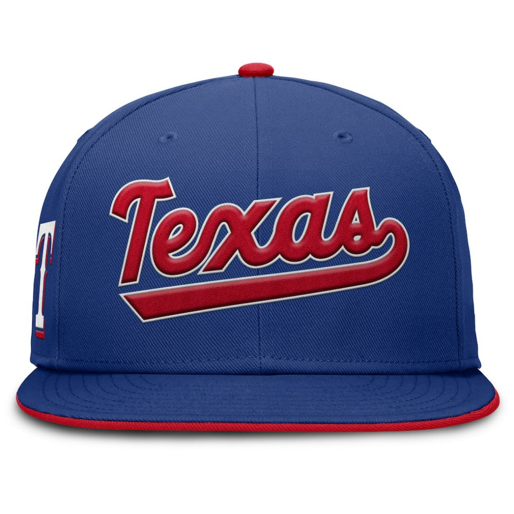 Texas Rangers Nike Primetime Dri-FIT Round Bill True Fitted Hat for sale