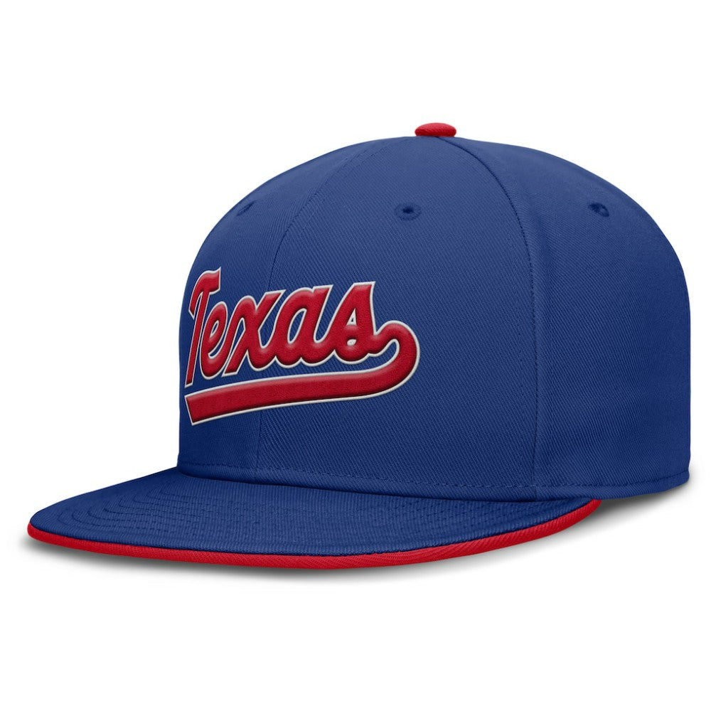Texas Rangers Nike Primetime Dri-FIT Round Bill True Fitted Hat for sale