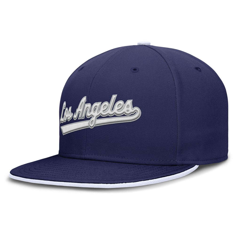 Los Angeles Dodgers Nike Primetime Dri-FIT Round Bill True Fitted Hat Near Me