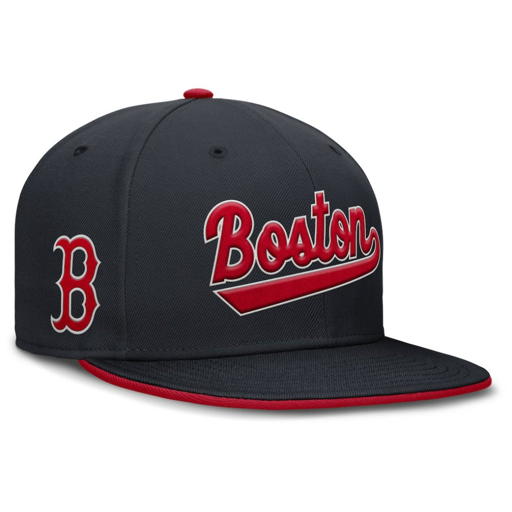 Boston Red Sox Nike Primetime Dri-FIT Round Bill True Fitted Hat for sale