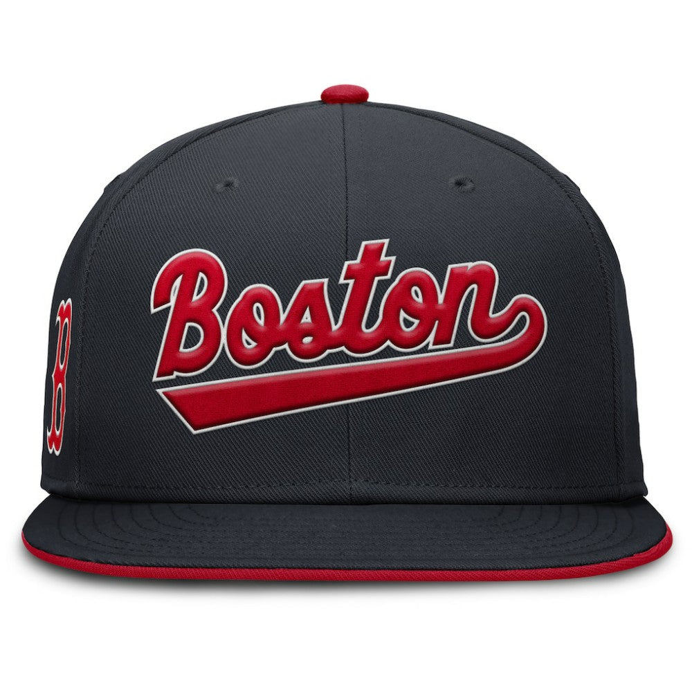 Boston Red Sox Nike Primetime Dri-FIT Round Bill True Fitted Hat for sale